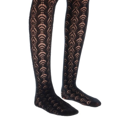 perforated cotton tights