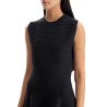 "ribbed knit skater dress with