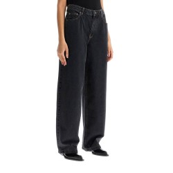 loose organic denim jeans in