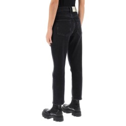 riley high-waisted cropped jeans