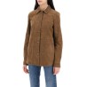 suede leather overshirt for