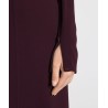 Victoria Beckham Burgundy Midi Dress