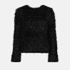 Victoria Beckham Open Back Textured Sweater