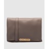 Victoria Beckham Beige Leather Bag With Chain