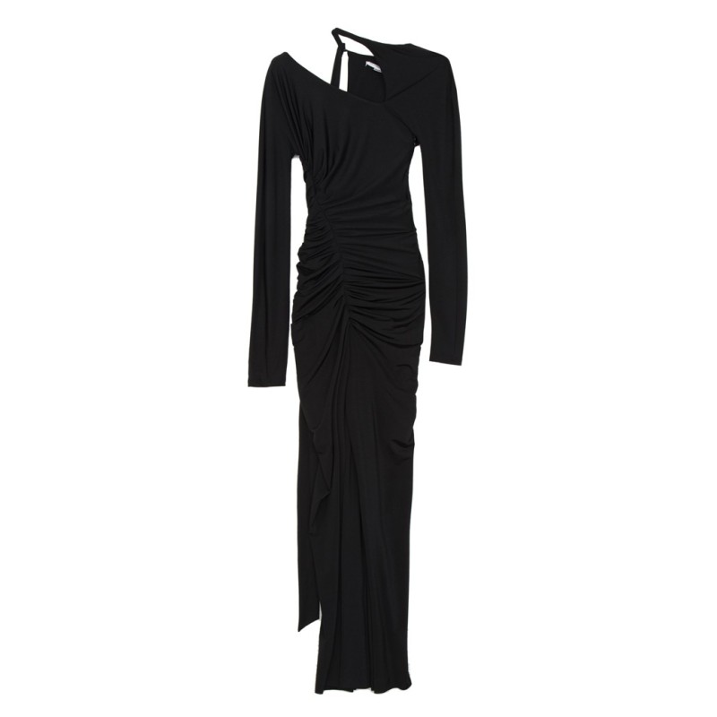 Victoria Beckham Asymmetric Ruched Dress