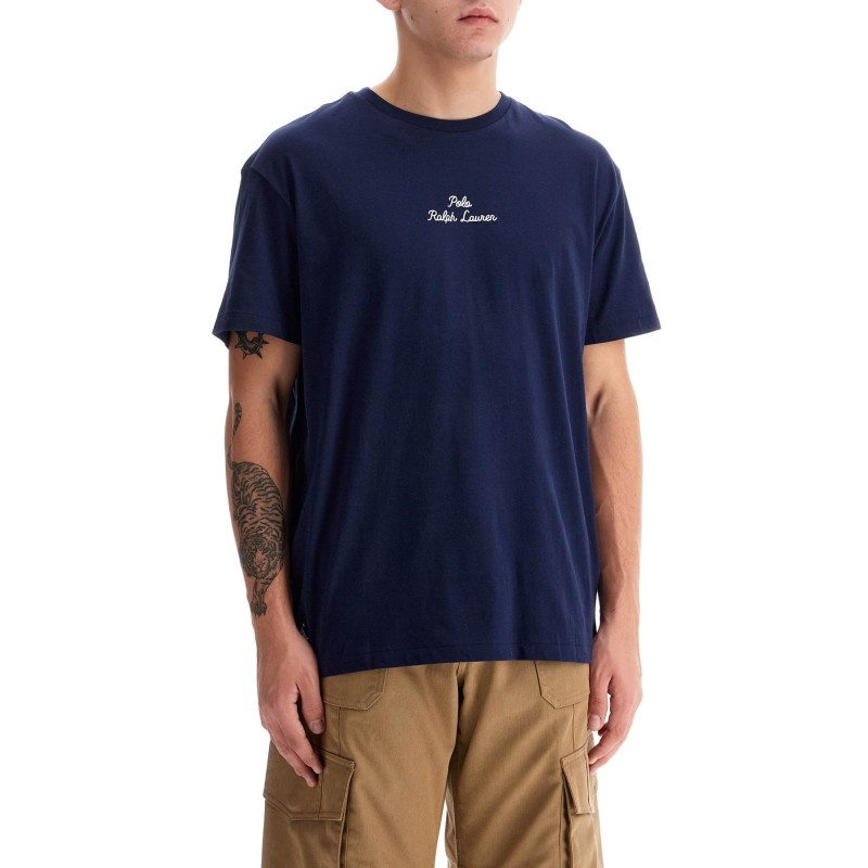 embroidered signature t-shirt