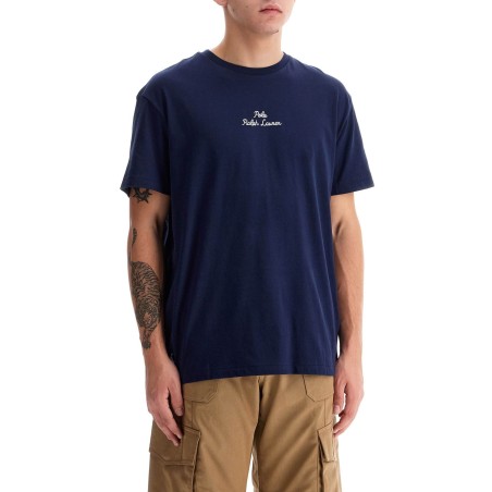 embroidered signature t-shirt