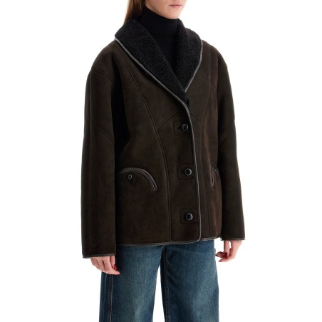 shearling tatoosh coat