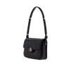 brushed leather robinson shoulder bag