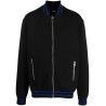 Knitted zipped bomber