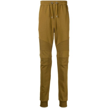 Ribbed balmain flock sweatpant