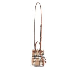 ered\n\ncheckered mini bucket bag