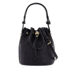 mini t monogram leather bucket bag