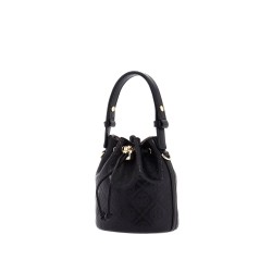 mini t monogram leather bucket bag