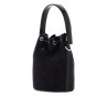 monogram t bucket bag with rhinest