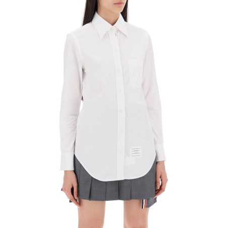 fitted shirt in poplin