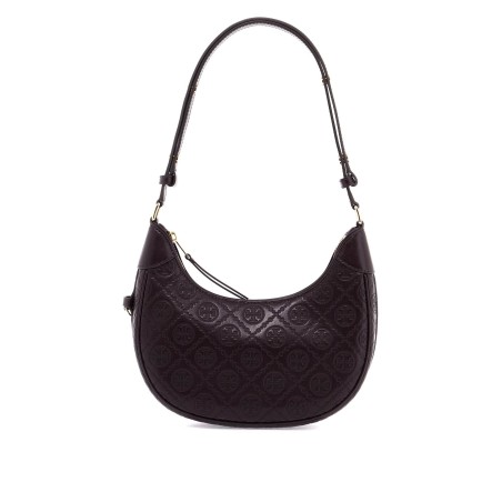 half-moon leather t monogram bag