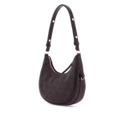 half-moon leather t monogram bag