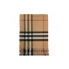 cashmere giant check scarf