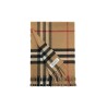 cashmere giant check scarf