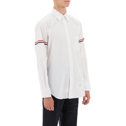 oxford button-down shirt with rwb armbands