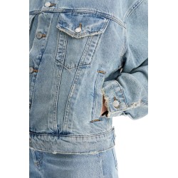 denim dalton balloon jacket with