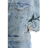 denim dalton balloon jacket with