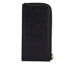 pebble grain leather cardholder