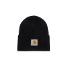 beanie hat with logo patch