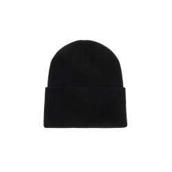 beanie hat with logo patch