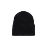 beanie hat with logo patch