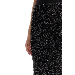 midi sequin skirt in