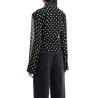 chiffon blouse with sequins