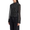 chiffon blouse with sequins