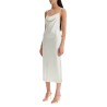 satin slip dress for elegant