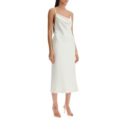 satin slip dress for elegant