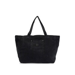 denim rivet tote bag