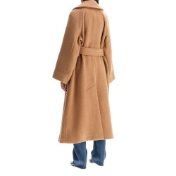 long recycled wool coat