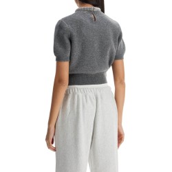 short-sleeved pullover with rh