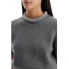 short-sleeved pullover with rh