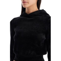 hooded chenille sweat