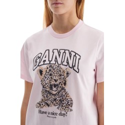 leopard print t-shirt with