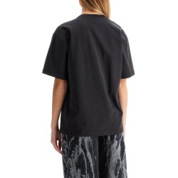 loose t-shirt with lurex logo