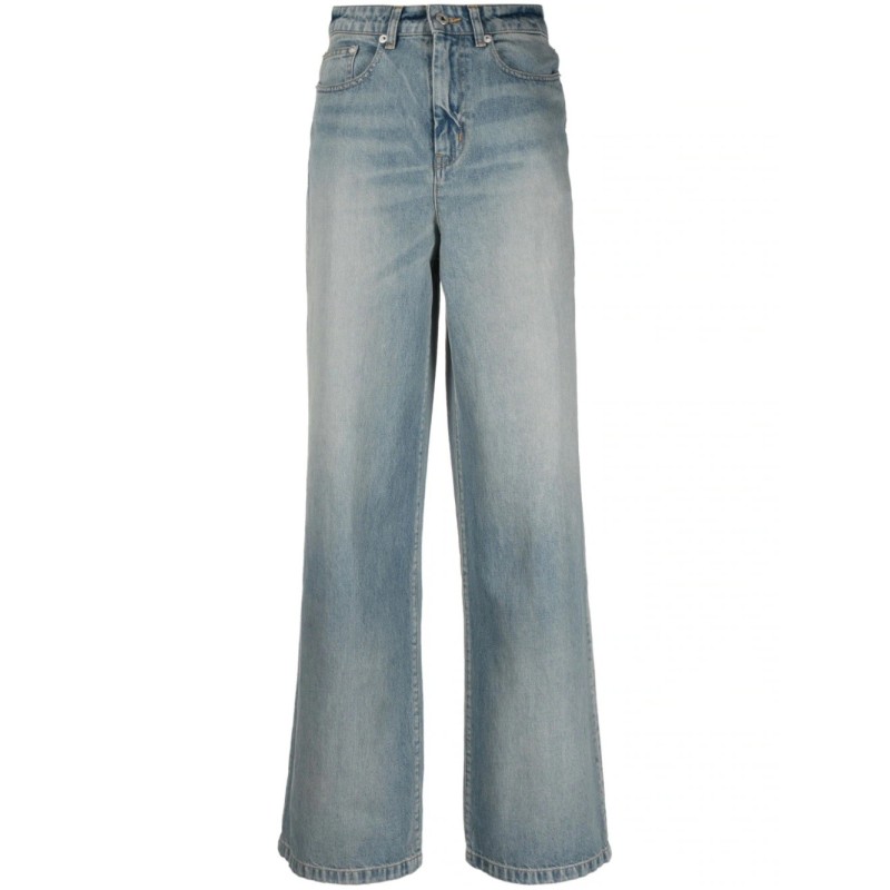 Bleach dirty ayme wide jean