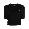 Crest logo shortsleeves jumper