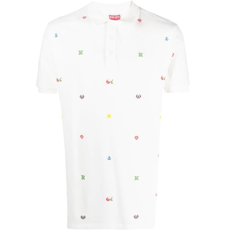 Kenzo pixel slim polo