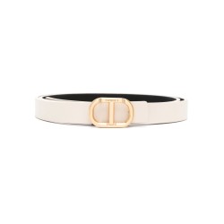 Oval t buckle leather