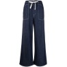 Rinse denim wide sailor jeans