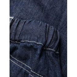 Rinse denim wide sailor jeans