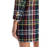 tweed mini sheath dress in